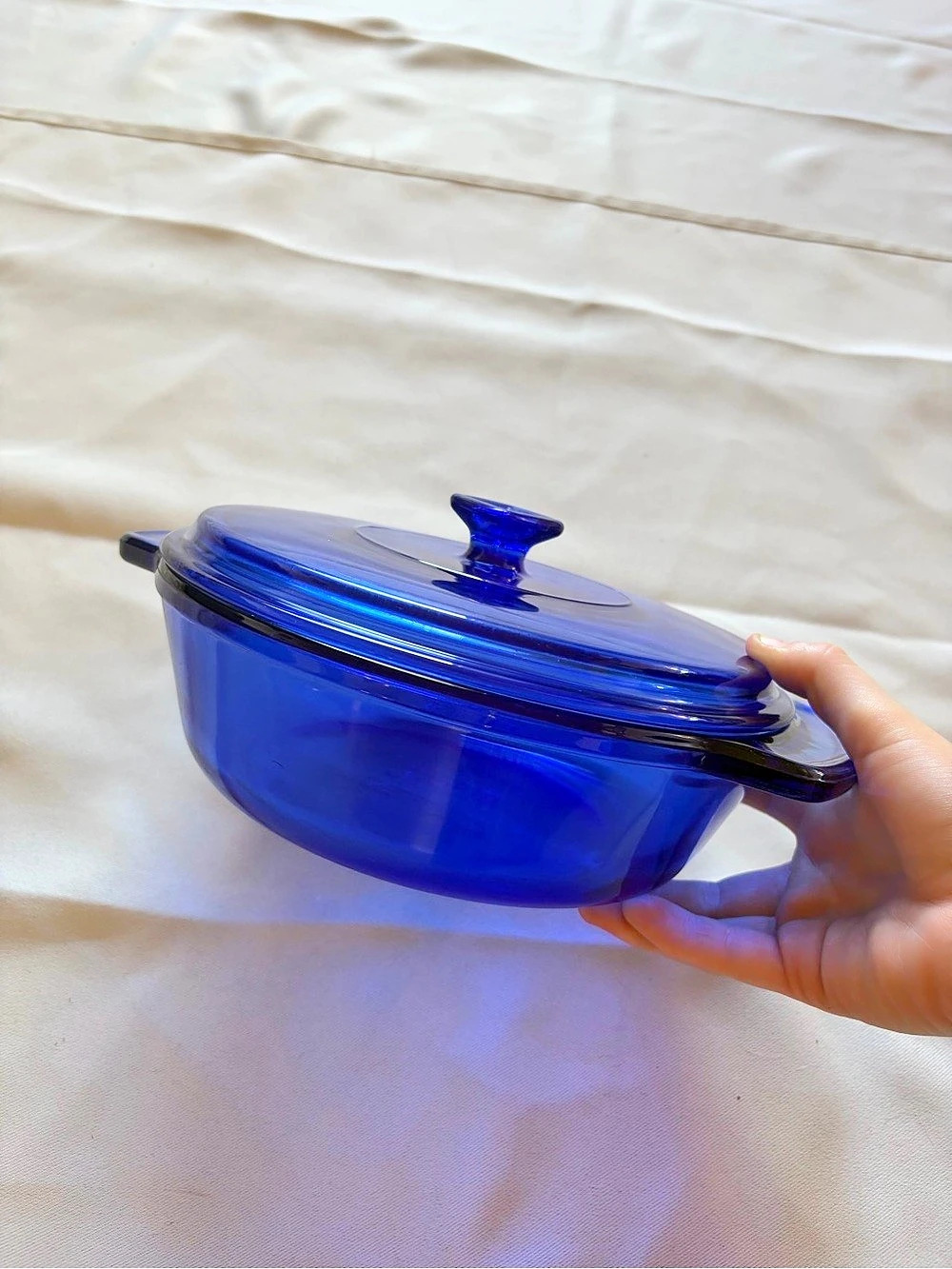 CorningWare Cobalt Blue 1-Quart Square Casserole Dish A-1-B